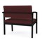 Lesro Lenox Steel Bariatric Chair Metal Frame, Black, RF Nebbiolo Upholstery LS1401 - alternate 2